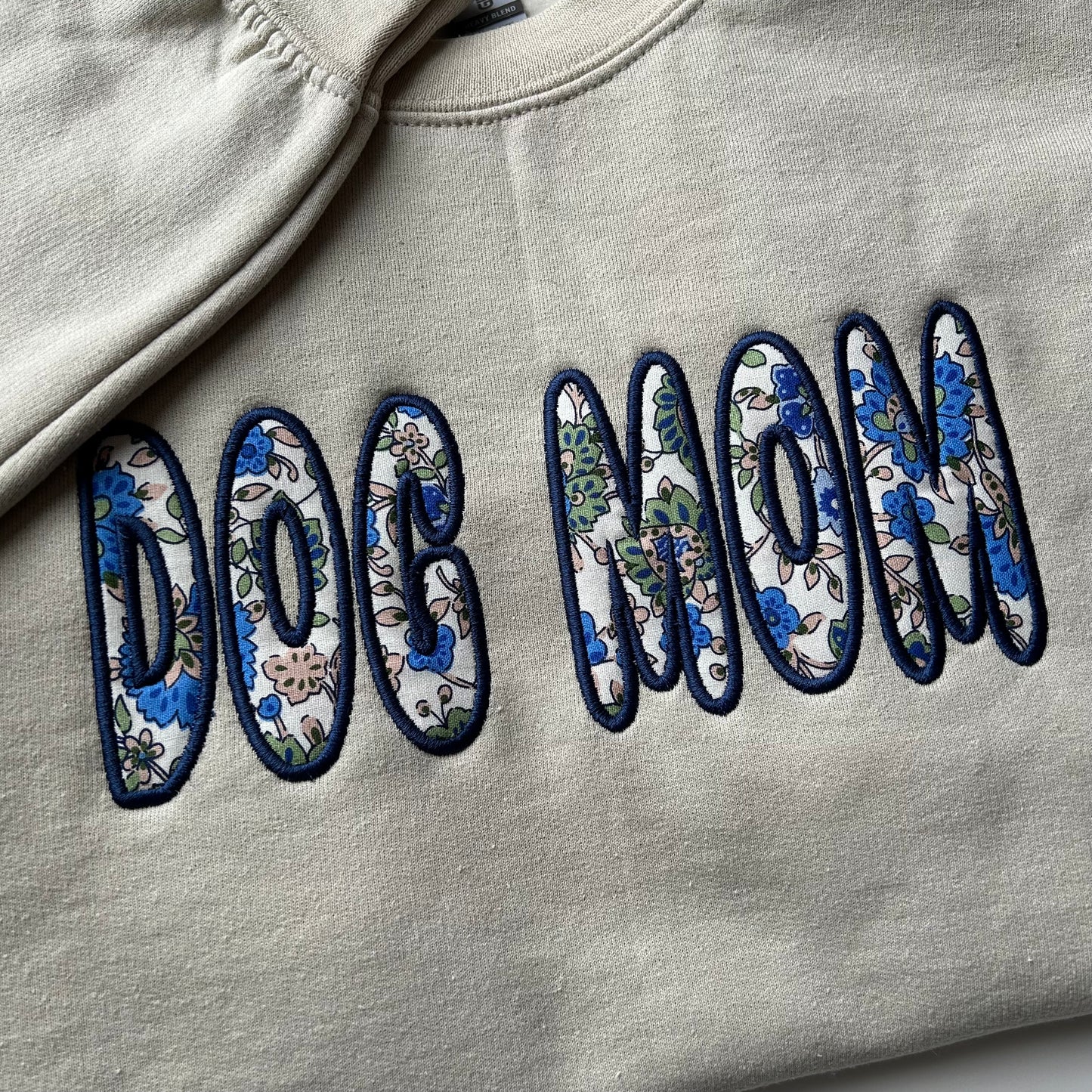 DOG MOM - Peacock Floral