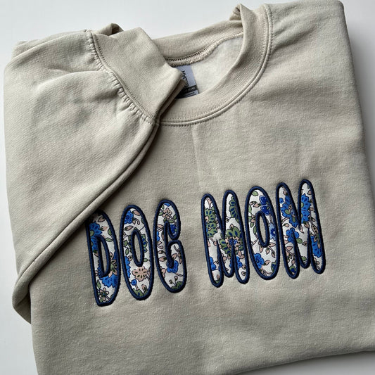 DOG MOM - Peacock Floral