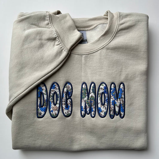 DOG MOM - Peacock Floral