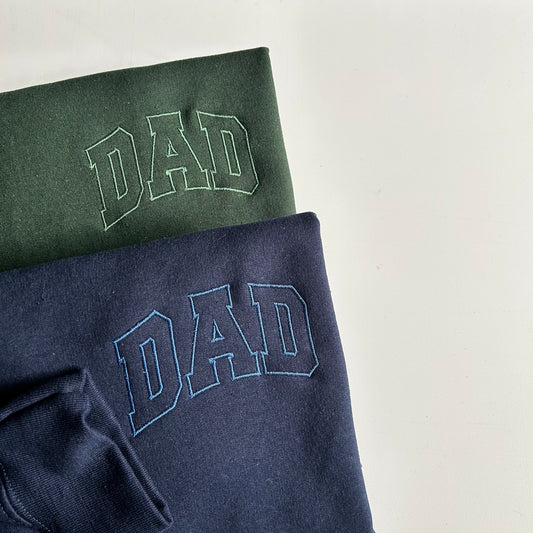 DAD embroidered crewneck