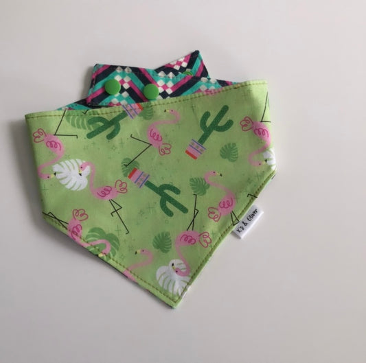 Flamingos & Cactus